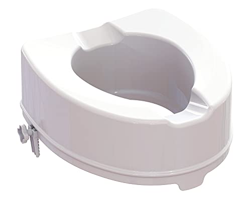 Rehausseur wc adulte - rehausseur toilette adulte - Réhausseur senior - Réhausseur de Toilettes - Rehausse de toilette 15 cm - Modèle Ibiza - standard Modèle Ibiza -