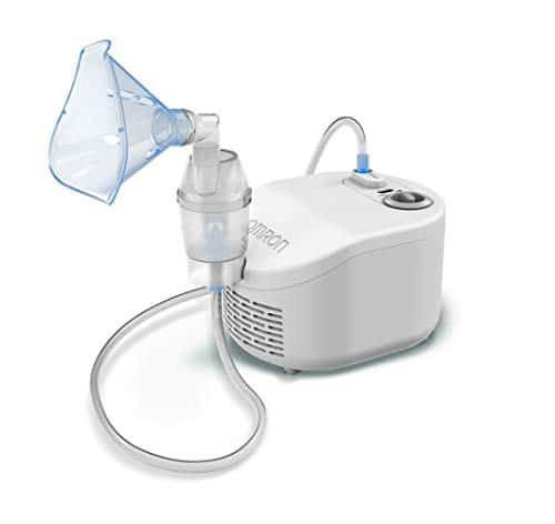 OMRON X101 Easy nébulisateur - inhalateur d'aérosol, pour traiter facilement les affections respiratoires telles que l'asthme et la bronchite chez les adultes et les enfants
