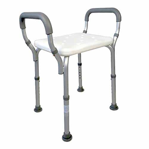 Chaise de douche/bain | Réglable en hauteur | Avec accoudoirs et coussins antidérapants | Acueducto | Mobiclinic