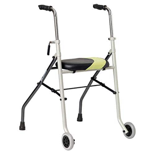 Invacare, Déambulateur 2 roues, Mod. Actio 2, Déambulateur Pliable, Pour personnes âgées : Pliable, Siège, Acier