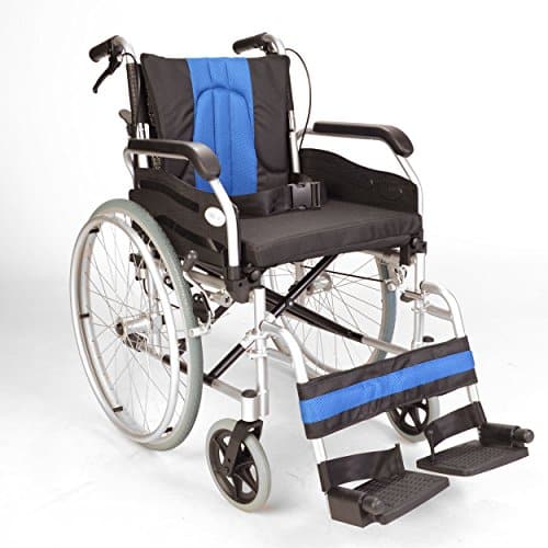 Léger en aluminium auto pliant propulsé fauteuil roulant ECSP01-18