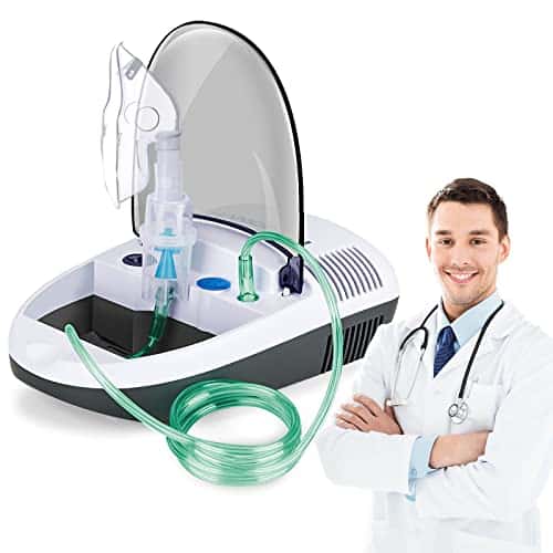 Hangsun Nébuliseur, Inhalateur domestique pour bebe, enfants et adultes, Nébuliseur pour inhaler des médicaments liquides, pour les symptômes de la toux et du rhume