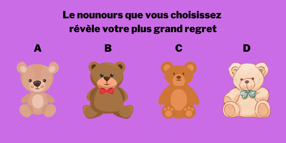 Test de personnalité : le nounours que vous choisissez révèle votre plus grande faiblesse