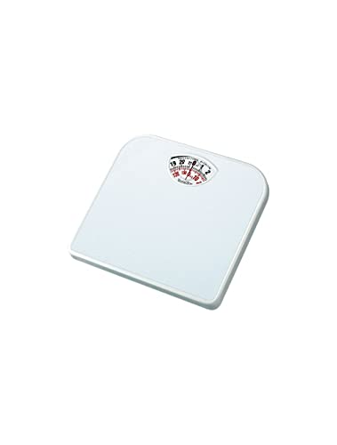 Terraillon - T101 - Balance Pèse Personne mécanique - Plateforme métallique - Capacité 136 Kg - Coloris Blanc