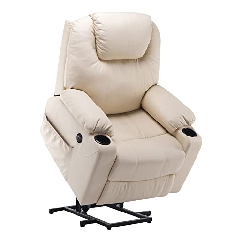 MCombo Electric Fauteuil d'aide au repos fauteuil de massage chauffant à réglage électrique Connexion USB