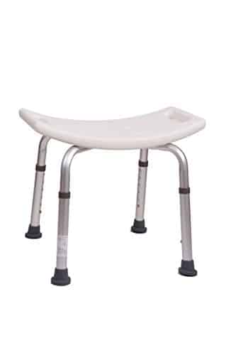Antar AT51009 Aluminium Douche Toilettes Tabouret 1.8 kg, Blanc