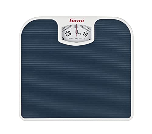 Girmi Bp02 Pèse-personne Mécanique, 1 Kg / 130 Kg, Bleu