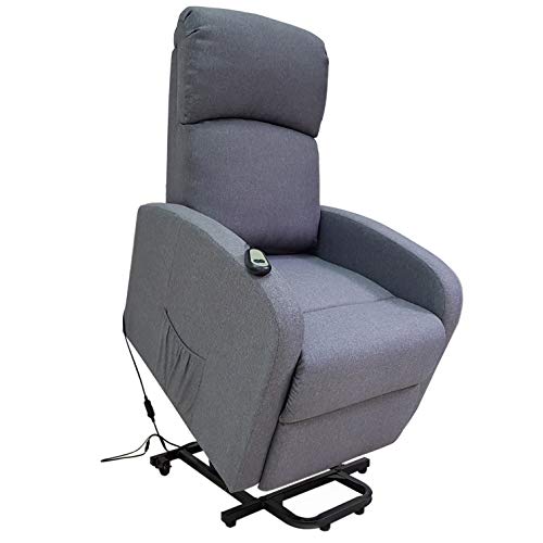 Gardenia Mysa Elettrica, Chaise Relevable, Bois, Tissu, Acier, Gris, Standard