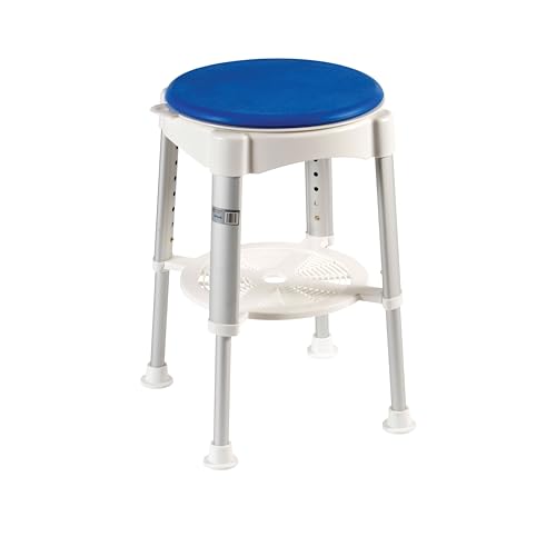 Tabouret de douche - Chaise de douche - Tabouret de douche pliable - Chaise douche - Siège douche - Tabouret pivotant confort - Assise pivotante à 360° pour pivoter sans efforts