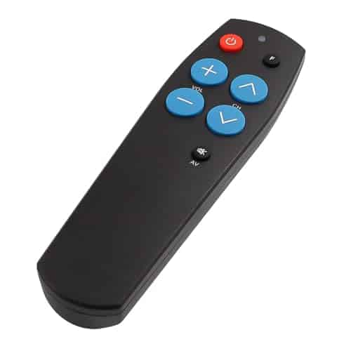 XEERUN Telecommande Senior,Télécommande TV Universelle, télécommande TV à Gros Boutons, Facile à Utiliser et à configurer pour TV et appareils infrarouges, pour Cadeau Personnes âgées