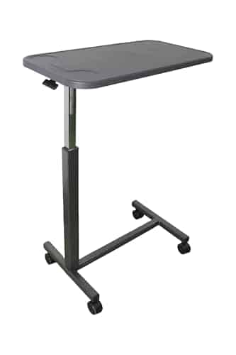 Pepe Mobility Table de Lit a Roulette Medical (Structure Robuste), Tablette Réglable Handicapés, Table Lit Plateau Repas Médical