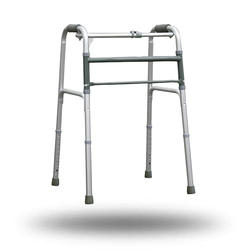 Euromedis - Déambulateur léger, pliable et à hauteur réglable de 74 à 93 cm - Aide à la mobilité