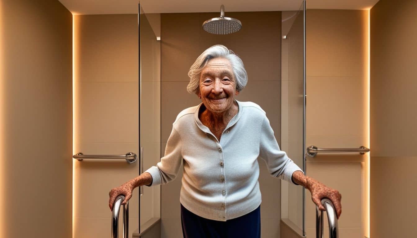 Douche senior sécurisée ou PMR : nos conseils pour aménager sa salle de bain