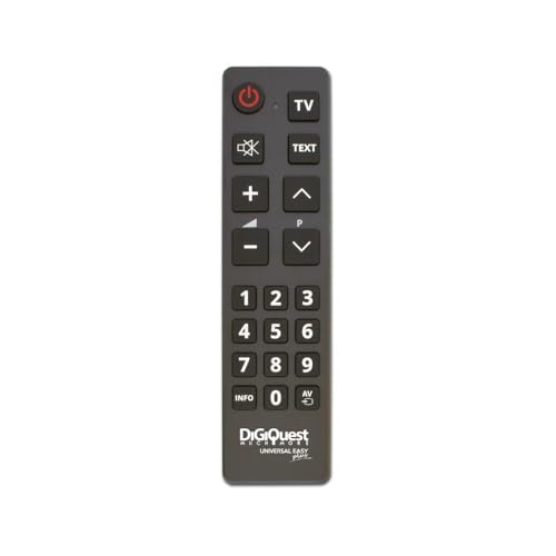 Télécommande Universelle Facile pour Tous Les téléviseurs – Grandes Touches pour Une Meilleure visibilité. Idéal également pour Les installations hôtelières, hôpitales... Maintient Les réglages en