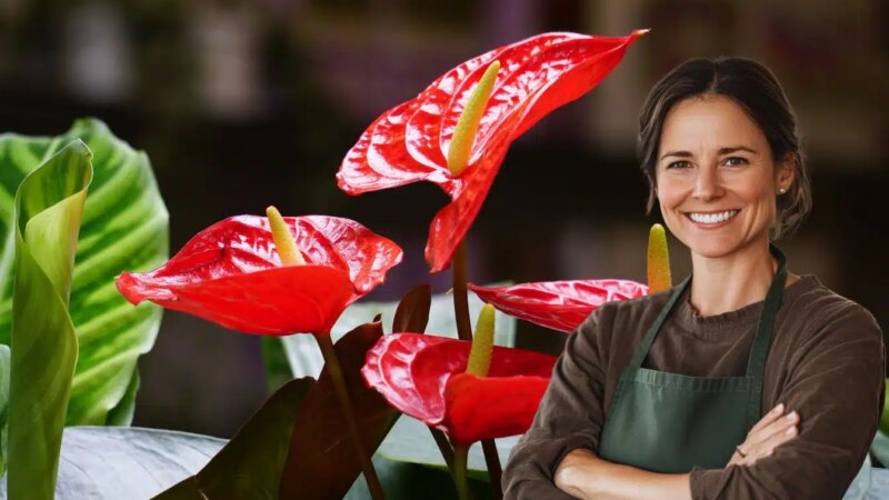 Le secret de l’anthurium du feu rouge: la méthode naturelle qui intensifie la couleur
