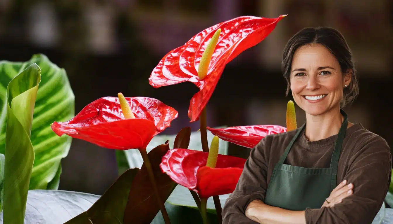 Le secret de l’anthurium du feu rouge: la méthode naturelle qui intensifie la couleur