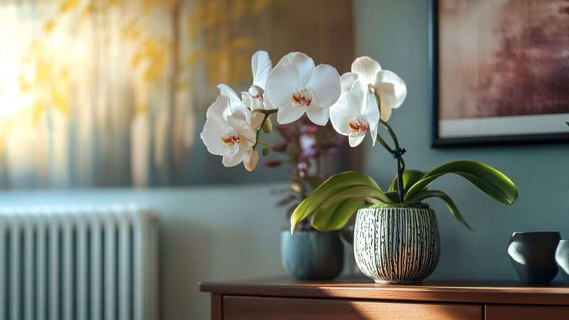 Orchidées et chauffage: comment les protéger de la chaleur des radiateurs