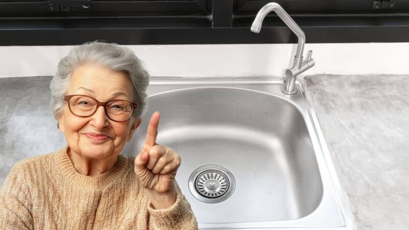 Le secret des grands-mères fonctionne toujours: libérez le siphon de votre évier dans un instant!