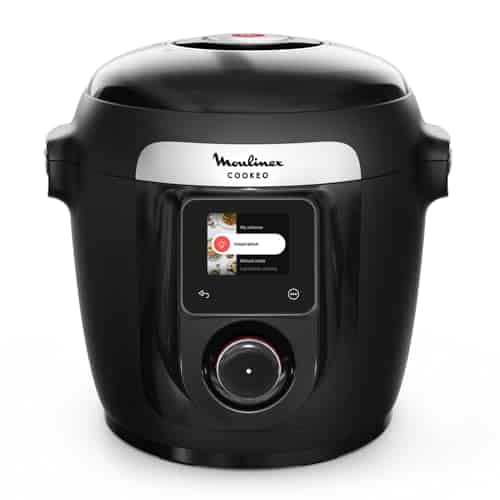 Moulinex Cookeo Wi-Fi 10-en-1, Multicuiseur, 10modes de cuisson, Cuisson sous pression, Etapes détaillées, CE96G810, Noir