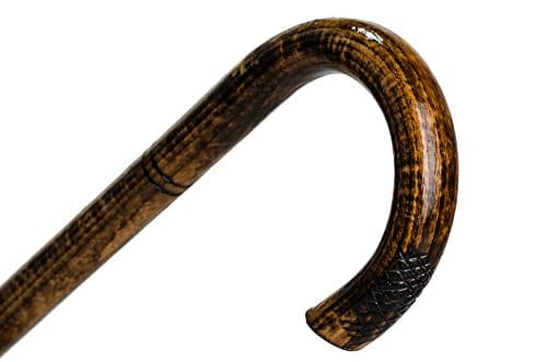Superbe Canne / Canne / escroc en Bois tanné Bend fabriqué à la Main!
