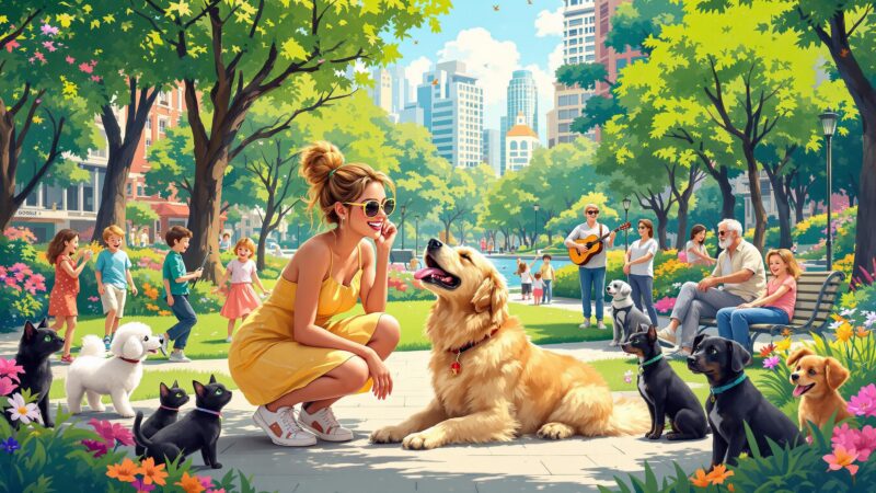 Animaux de compagnie en milieu urbain : 12 initiatives pour une cohabitation harmonieuse