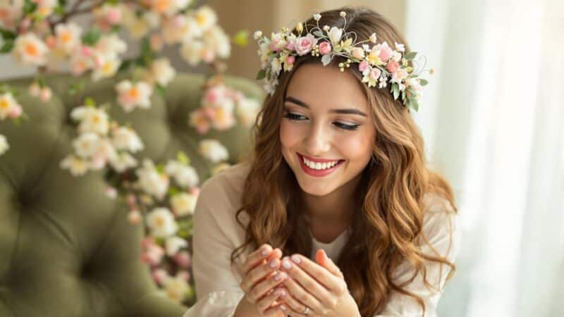 Créez une couronne en fil pour embellir votre maison avec une touche originale de printemps