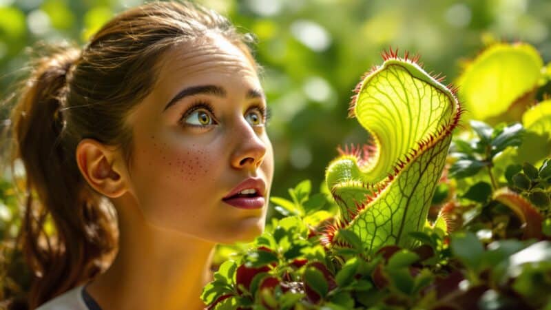 Les plantes carnivores ont-elles vraiment la capacité d’engloutir des proies ?