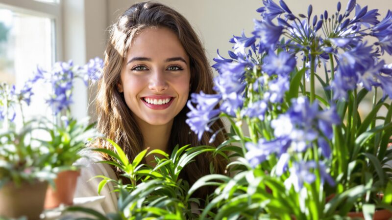 Offrez un coup de fouet à vos plantes d’intérieur : cultiver l’agapanthes en pot est un jeu d’enfant