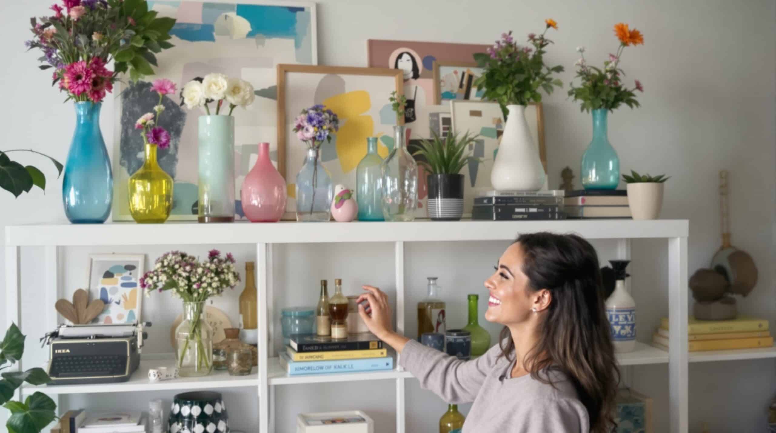 astuces pour transformer vos unités de rangement KALLAX d’IKEA en véritables œuvres d’art