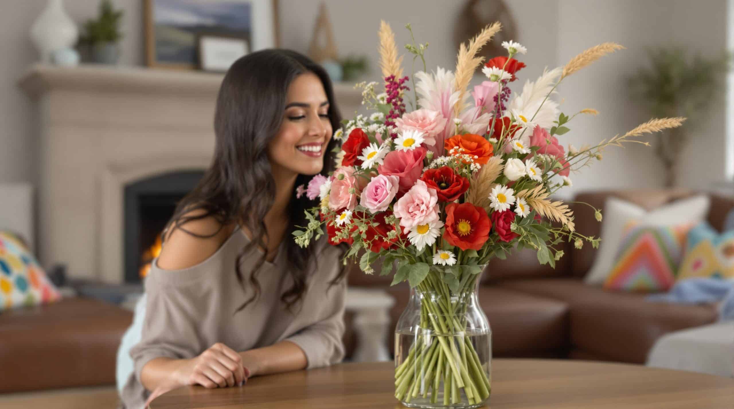 embellissez votre intérieur avec un charmant bouquet des champs pour impressionner vos invités