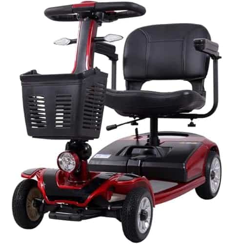 Scooter de mobilité pour adultes 4 roues 190 kg démontable lumières LED Dortomedical®