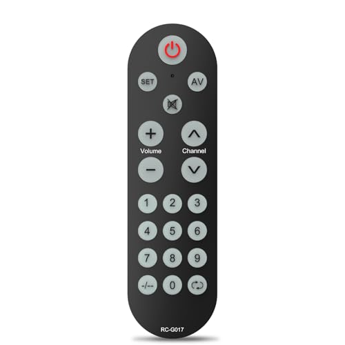 Télécommande Universelle à Gros Boutons pour la Plupart des téléviseurs, Ttelecommande Universelle pour Personnes âgées - Facile à Utiliser et à configurer