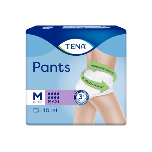 Tena - Tena Pantalon Proskin Maxi (taille M) - 10 pièces, l'emballage peut varier
