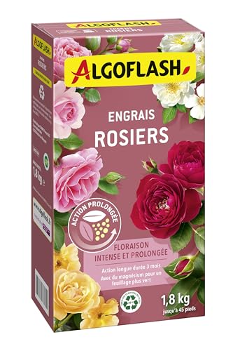 Algoflash Engrais Rosiers, Action prolongée - 1,8 kg