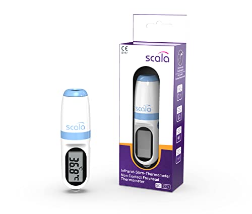 Scala SC 8271 Thermomètre Fièvre Infrarouge Frontal sans Contact