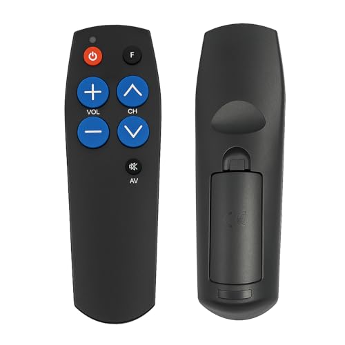 Télécommande TV Universelle Time à Gros Boutons, Facile à Utiliser et à Configurer, Télécommande Universelle pour Personnes Âgées, pour TV et Appareils Infrarouges, Cadeaux pour la Démence