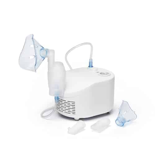 OMRON X101 Easy nebulizer - aérosol inhalateur, compact et facile à utiliser pour le traitement des affections respiratoires telles que le rhume ou l'asthme et la bronchite chez l'adulte et l'enfant