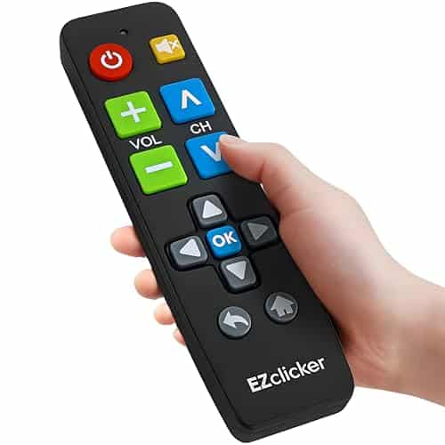 Télécommande Universelle à Gros Boutons Pour Seniors - Compatible TV, DVD, Décodeurs - Facile à Configurer