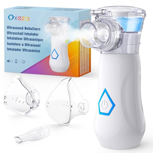 Nebulisateur Portable - inhalateur bébé autonettoyant pour la maison et le voyage, nébuliseur usb-c adulte rechargeable, Nébulisteur compact facile à utiliser et à nettoyer
