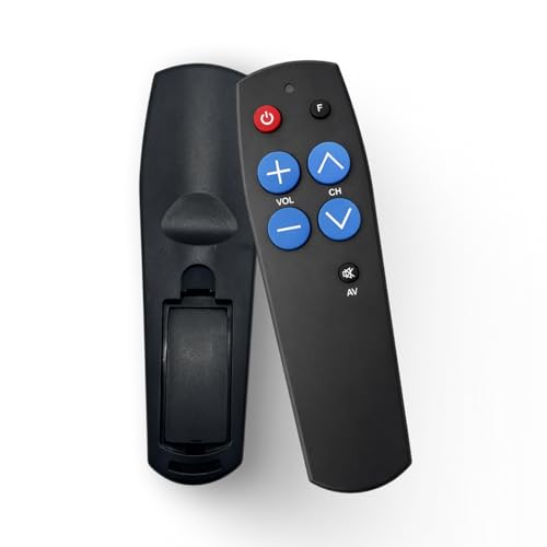 Telecommande Universelle Senior, Télécommande Universelle à Gros Boutons pour Personnes Âgées et Malvoyants, Telecommande Simple Infrarouge, Télécommande Universelle pour TV Facile à Utiliser