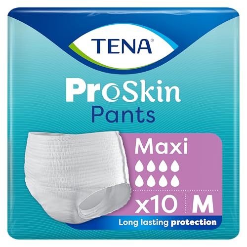 Tena - Tena Pantalon Proskin Maxi (taille M) - 10 pièces, l'emballage peut varier